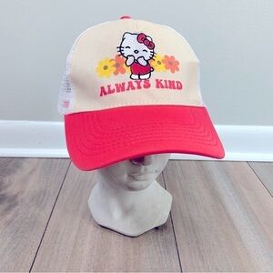 Sanrio Hello Kitty Always Kind trucker hat pink one size